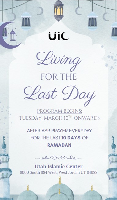 Living for the Last Day Flyer