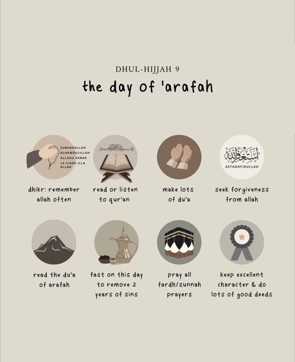 Day of 'Arafah Deeds Flyer